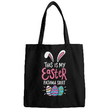Discover This Is My Easter Pajama Sunday Egg Hunt Holiday Bags