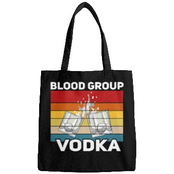 Discover Funny vodka alcohol saying motif Bags