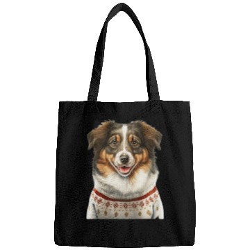Discover Cute Australian Shepherd Christmas Bags