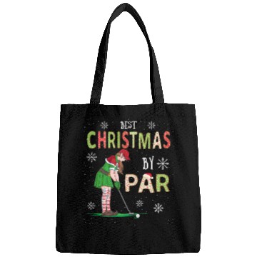Discover Golf Elf Pun Golfer Christmas Golfing Bags