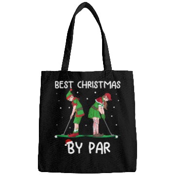 Discover Golf Elf Pun Golfer Christmas Golfing Bags