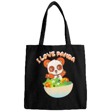Discover I love panda Bags