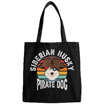 Discover Siberian Husky Pirate Dog Bags