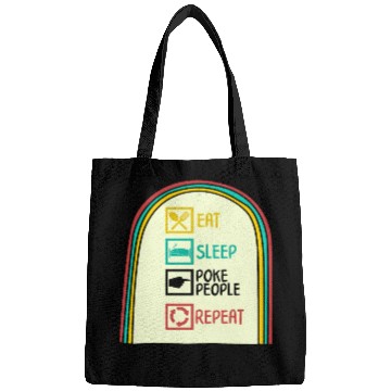 Discover Acupuncture Bags, Eat Sleep Poke People Repeat