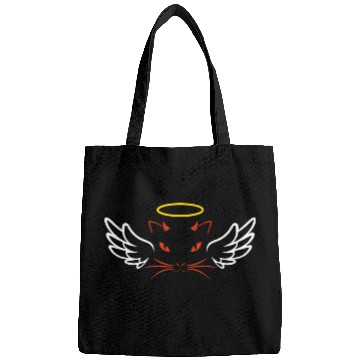 Discover Angel and devil cat Bags