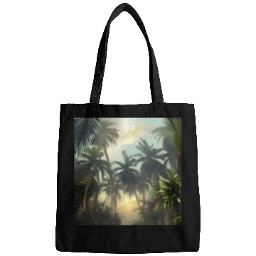 Discover Jungle with palm trees Bags