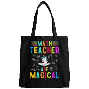Discover Math Teacher Unicorn Bags