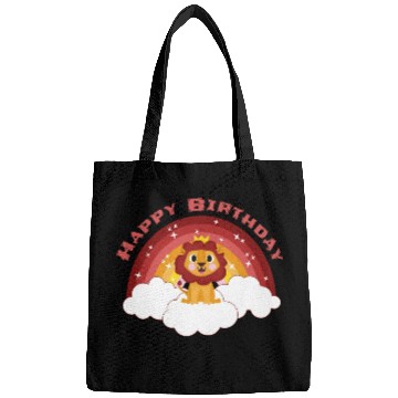 Discover Happy Birthday Rainbow Lion Clouds Star Gift Idea Bags