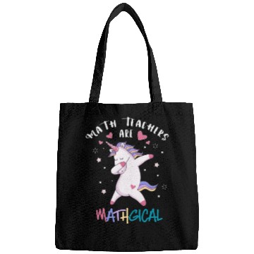 Discover Math Teacher Unicorn Bags