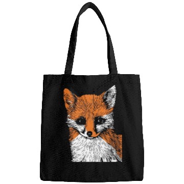 Discover Fox Drawing Nature Forest Save The Planet Bags