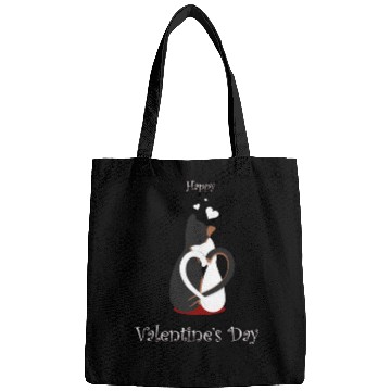 Discover Happy Valentine's day my cats Bags
