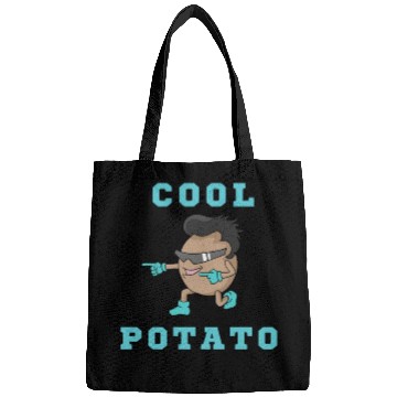 Discover Cool Potato Guy With funny Design Bags