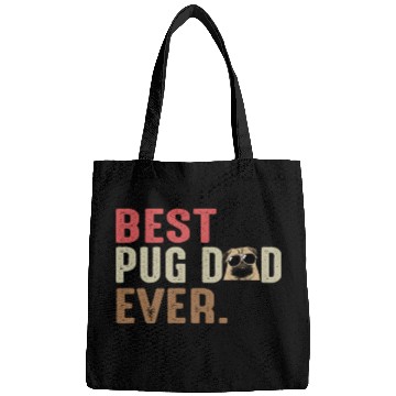 Discover Best Pug Dad Ever Bags