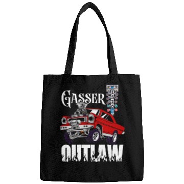 Discover Gasser Outlaw Class Vintage Drag Racing Race Car Bags
