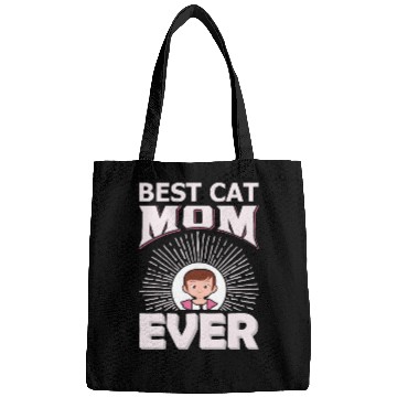 Discover Best Cat Mom ever Bags