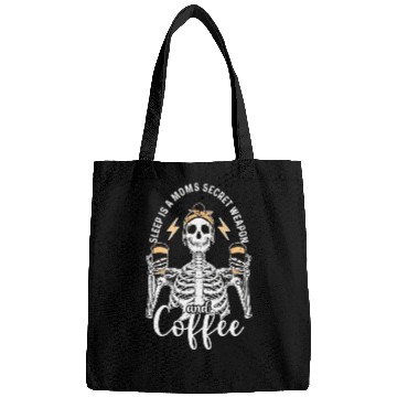 Discover Skeleton Drink Tired Mom needs Coffee Bags