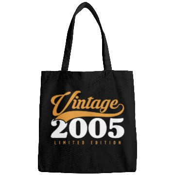 Discover 18 Years Vintage 2005 Retro 18th Birthday Bags