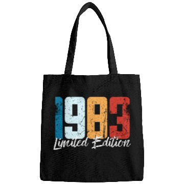Discover 40 Years Vintage 1983 Retro 40th Birthday Bags