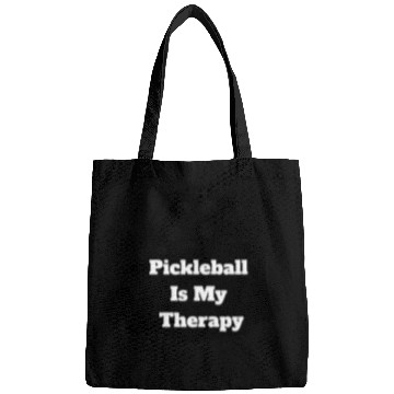 Discover Pickleball Is My Therapy Bags