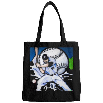 Discover Baseball Player Graffiti Art graphic Bags