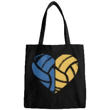 Discover Volleyball Heart Volleyball Lover Gift for Player Bags