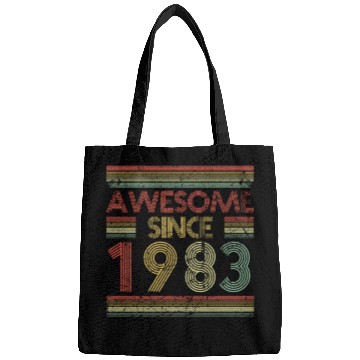 Discover 40 Years Vintage 1983 Retro 40th Birthday Bags