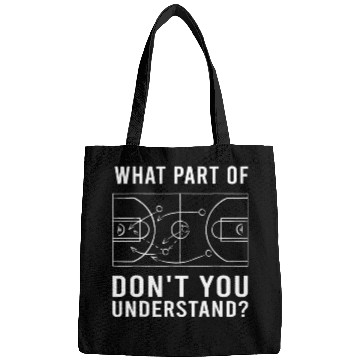 Discover Funny Basketball Coach For Men Women Tactic Diagra Bags