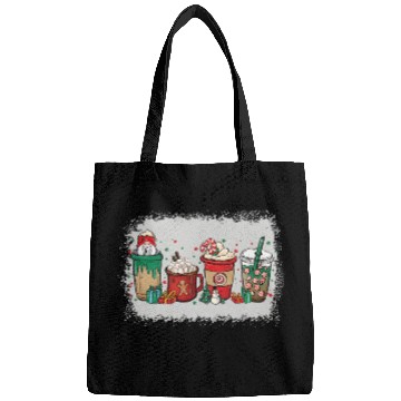 Discover Christmas Coffee Cup Bleached Bags
