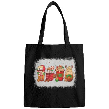 Discover Christmas Coffee Cup Bleached Bags