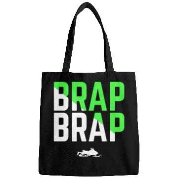Discover Brap Brap Snowmobile Green Edition Bags