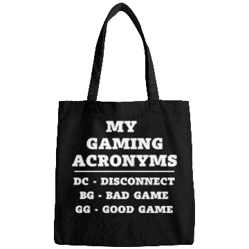 Discover My Gaming Acronyms Bags