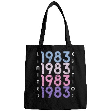 Discover 40 Years Vintage 1983 Retro 40th Birthday Bags