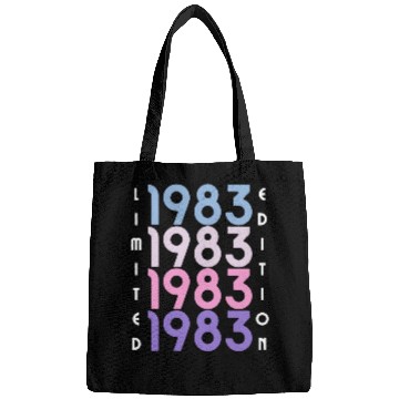Discover 40 Years Vintage 1983 Retro 40th Birthday Bags