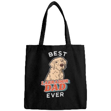Discover Labrador Retriever Best Labrador Dad Ever Bags