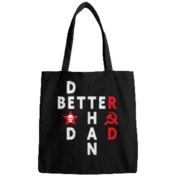 Discover Better Dead Than Red Anti Communism Slogan Bags