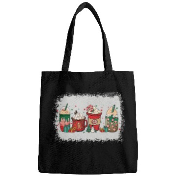 Discover Christmas Coffee Cup Bleached Bags