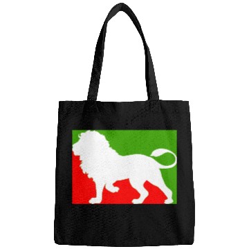 Discover CUTE MODERN UNIQUE LION RED AND GREEN Bags