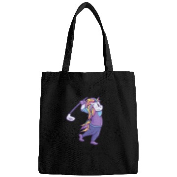 Discover Unicorn on the golf course Bags