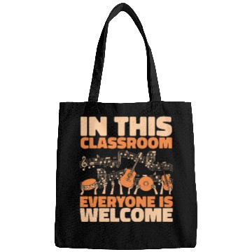 Discover Music Teacher music nout Bags