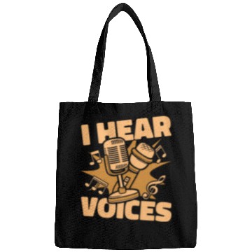 Discover Music Teacher Microphone I Hear Voices Bags
