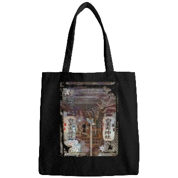 Discover Japan Worship Place Collage Art 90 Bags