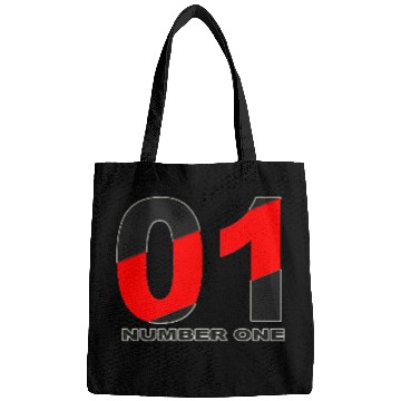 Discover NUMBER 01 BLACK AND RED COLOR Bags