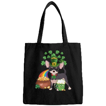 Discover ST Patricks Day Chihuahua Dog Irish Bags