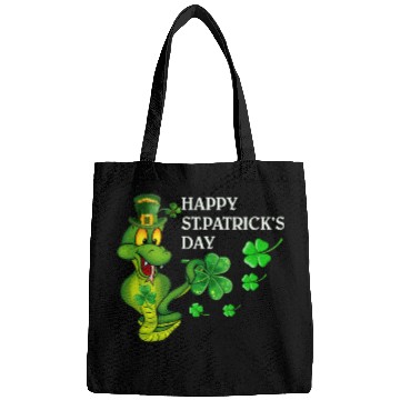 Discover Happy St Patricks Day Snake Graphic Great Gift Bags