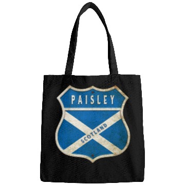 Discover Paisley Scotland coat of arms flag design Bags