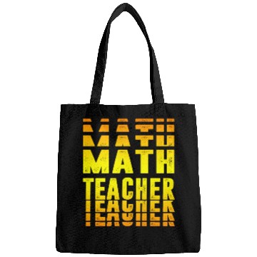Discover Math teacher design Bags