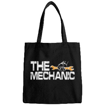 Discover Dad Car Guy Garage Father's Day Funny Car Mechanic Bags
