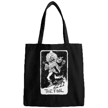 Discover The Fool Skeleton With Dog Tarot Card Bags