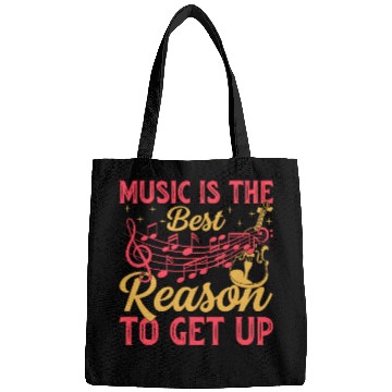 Discover Music Is The Best Reason To Get Up - Double Bass Bags