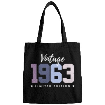 Discover 60 Years Vintage 1963 Retro 60th Birthday Bags